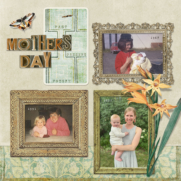 Patterned Past Journal Cards