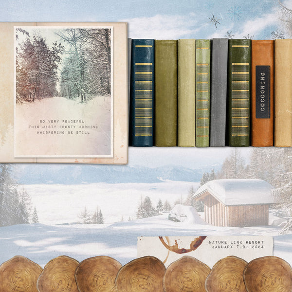 Winter Solitude Art Journal Cards