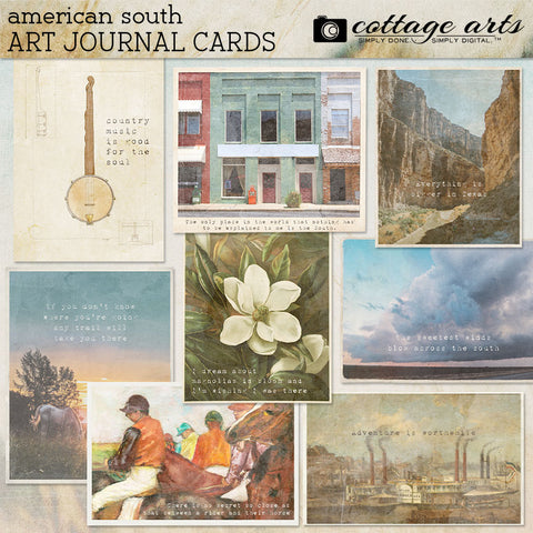 American South Art Journal Cards