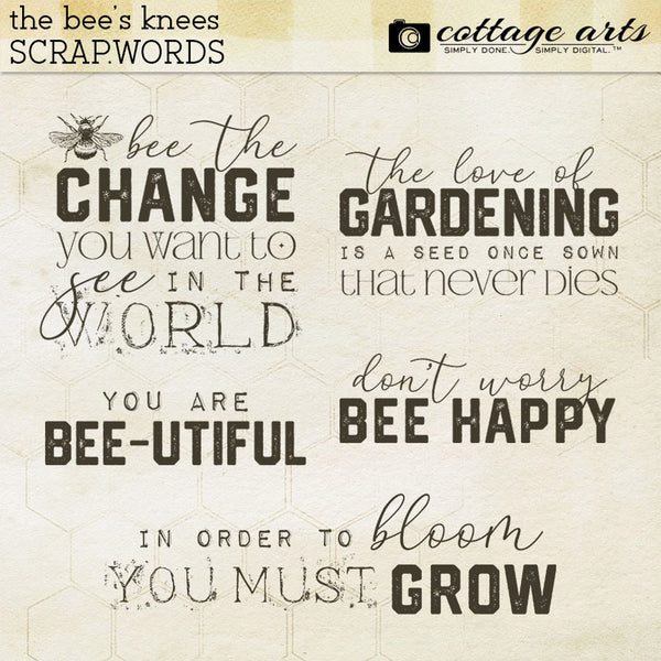 The Bee's Knees Scrap.Words