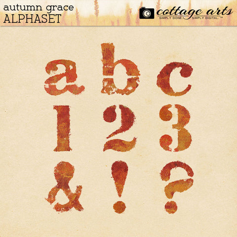Autumn Grace AlphaSet