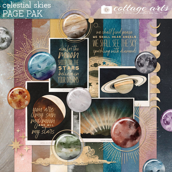 Celestial Skies Page Pak