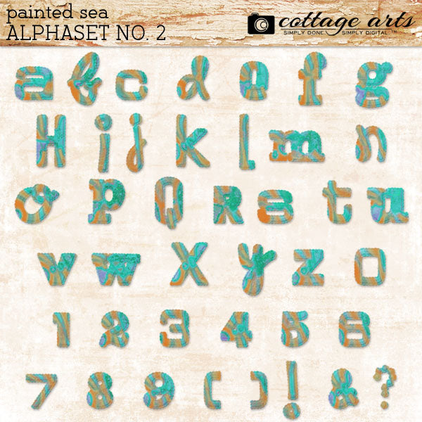 Painted Sea AlphaSet 2