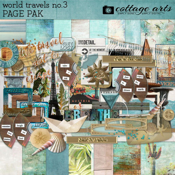 World Travels 3 Page Pak