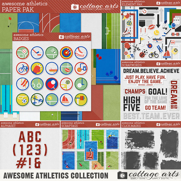 Awesome Athletics Badges