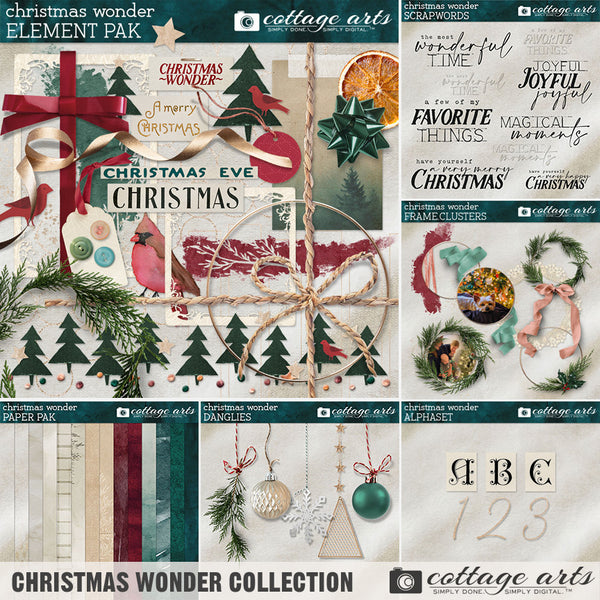 Christmas Wonder Scrap.Words