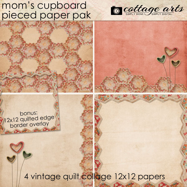 Mom's Cupboard Pieced Paper Pak