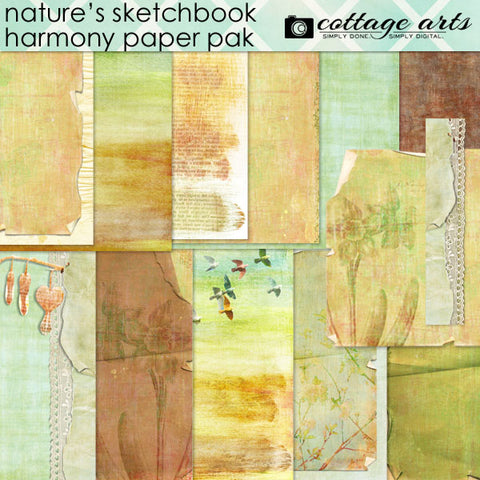 Nature's Sketchbook - Papers 2 - Harmony