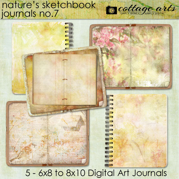 Nature's Sketchbook 14 Journals – Cottage Arts