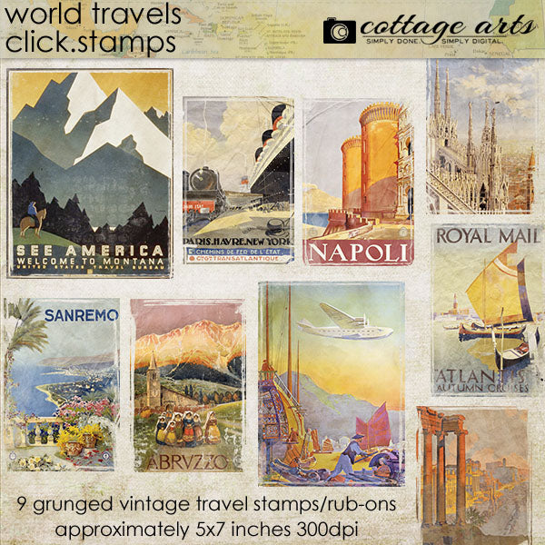 Click.Artistry Click.Stamps 3 - World Travels