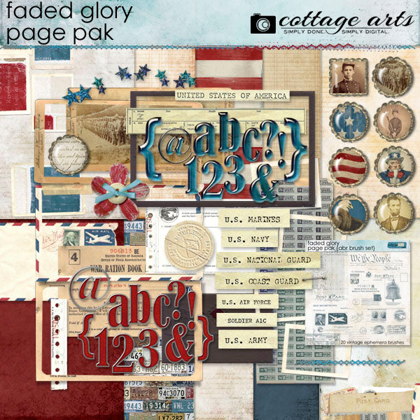 Faded Glory Page Pak