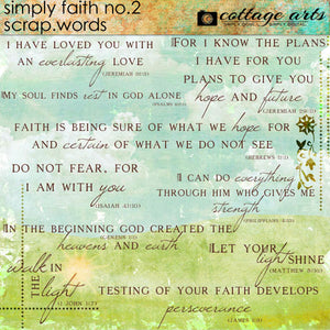 Simply Faith 2 Scrap.Words