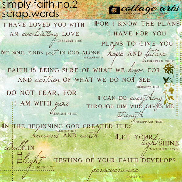 Simply Faith 2 Scrap.Words