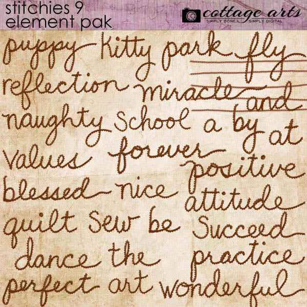 Stitchies 9 Element Pak