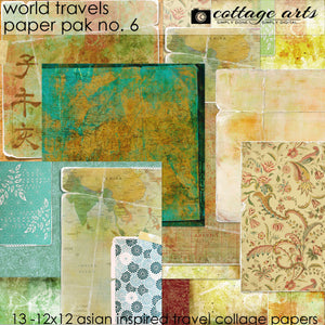 World Travels 6 Paper Pak