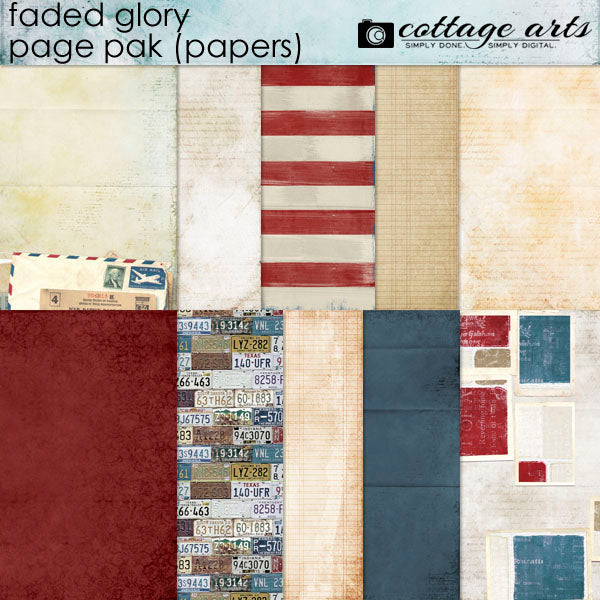 Faded Glory Page Pak