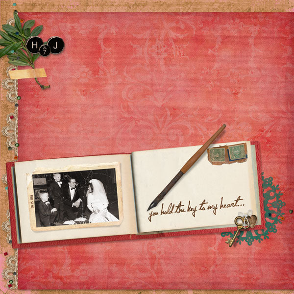 Tattered Love Scrap.Clusters