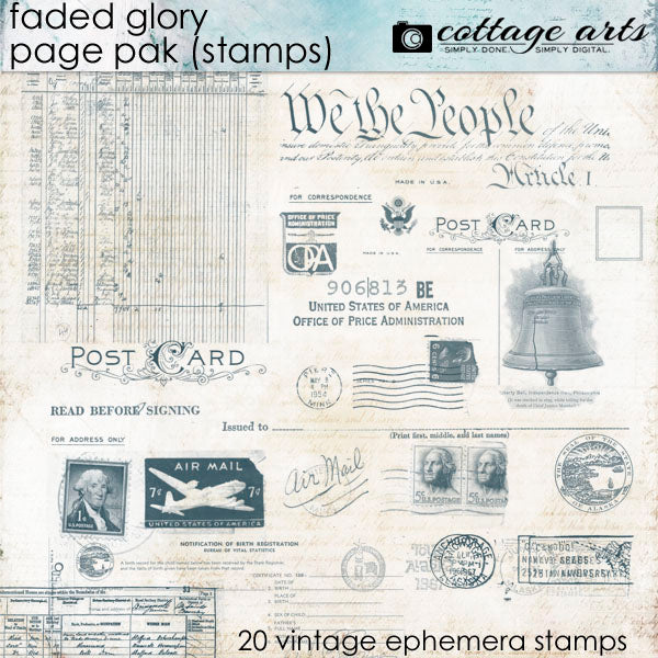 Faded Glory Page Pak