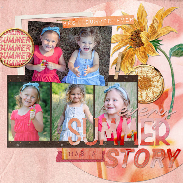 Summer Stories Scrap.Words