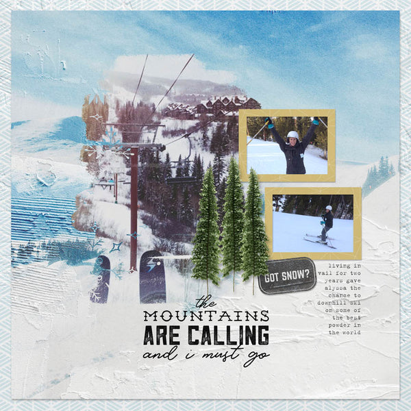 Winter Fun Scrap.Words