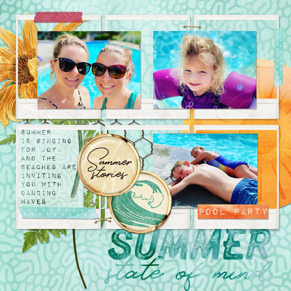 Summer Stories Scrap.Words