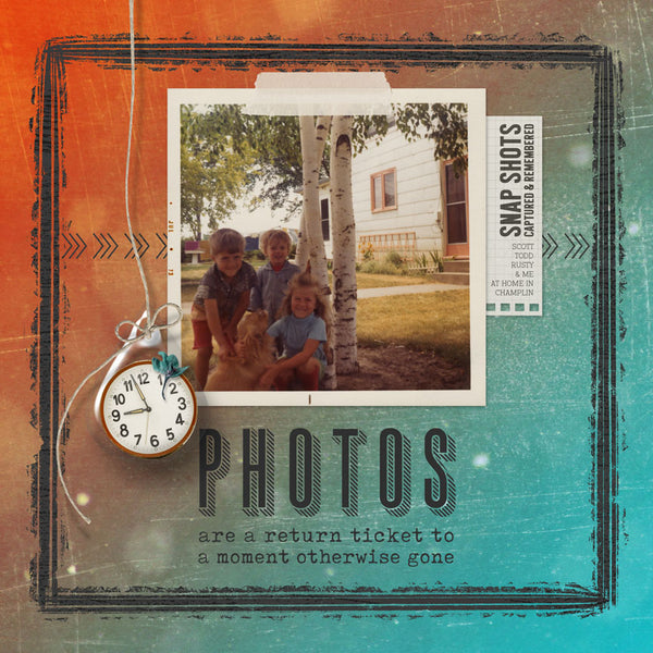 Captured Memories Scrap.Words