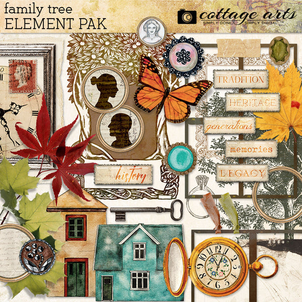 Family Tree Element Pak