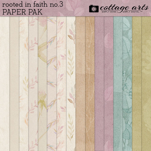 Rooted In Faith 3 Paper Pak