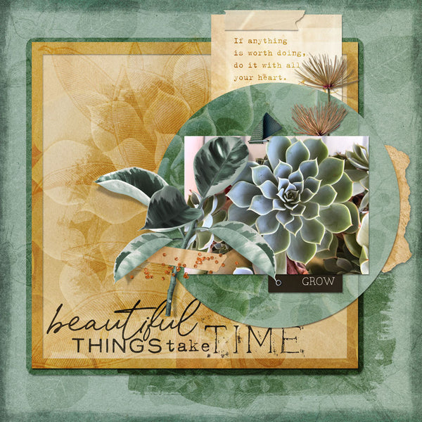 Boho Botanicals Scrap.Words