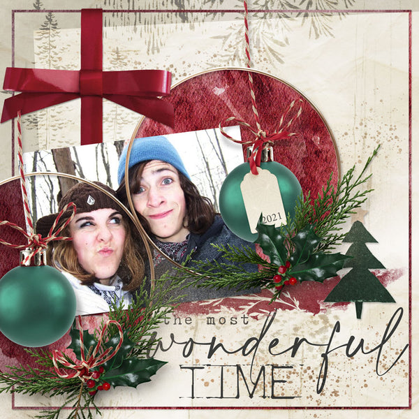 Christmas Wonder Scrap.Words