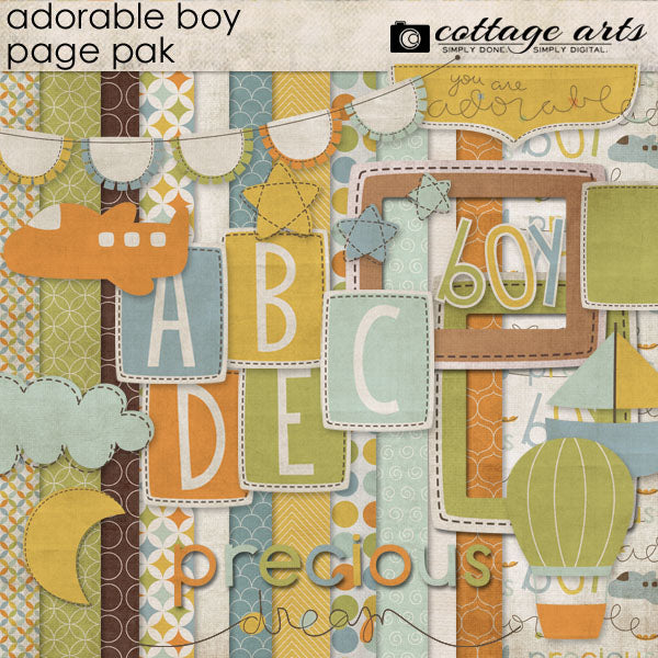 Adorable Boy Page Pak