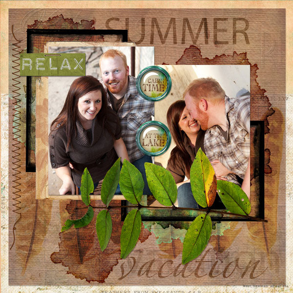 Our Vacation Scrap.Words