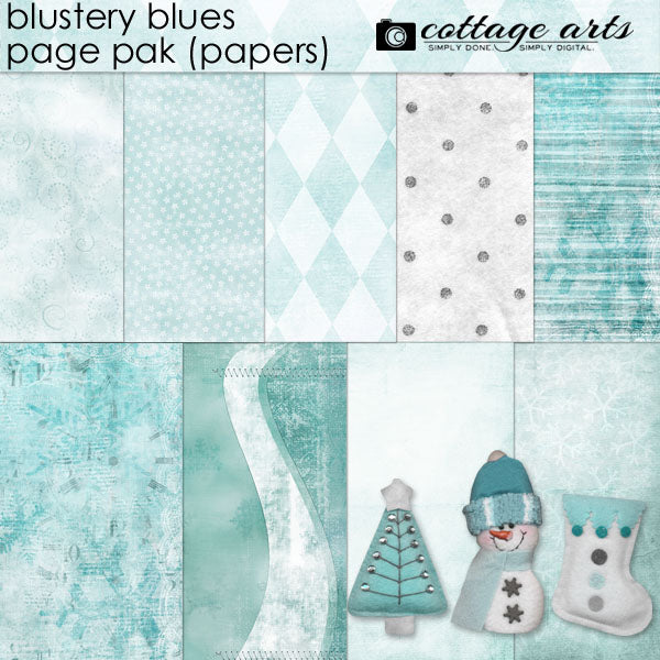 Blustery Blues Page Pak