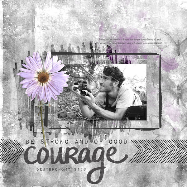 Have Courage Scrap.Words 2