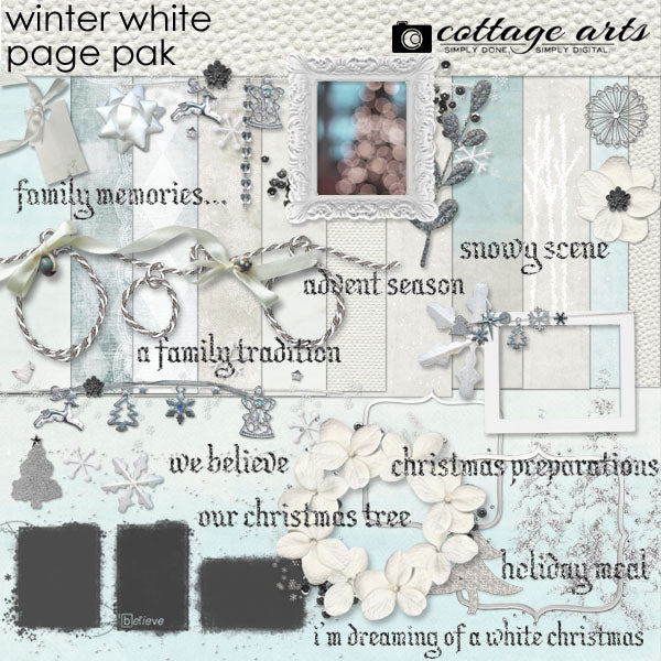 Winter White Page Pak