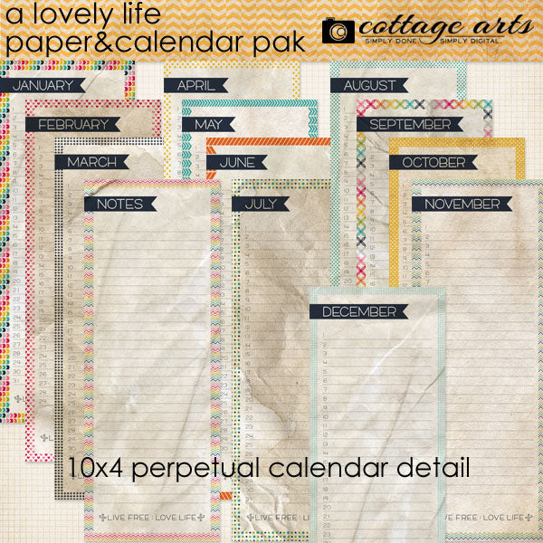 A Lovely Life Paper & Calender Pak