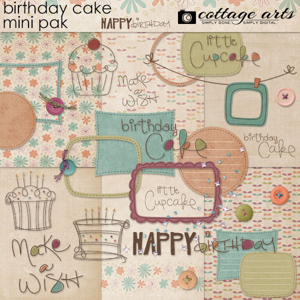 Birthday Cake Mini Pak