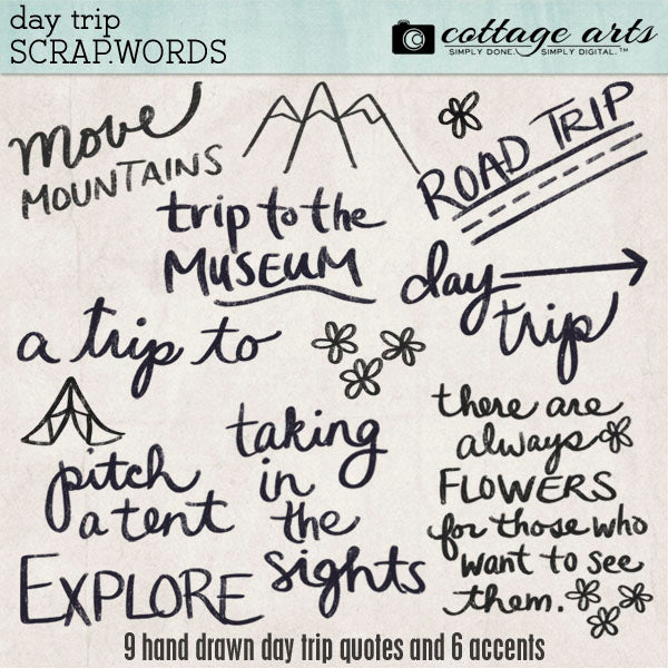 Travel Scrap.Words Collection
