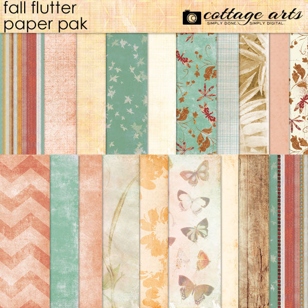 Fall Flutter Paper Pak