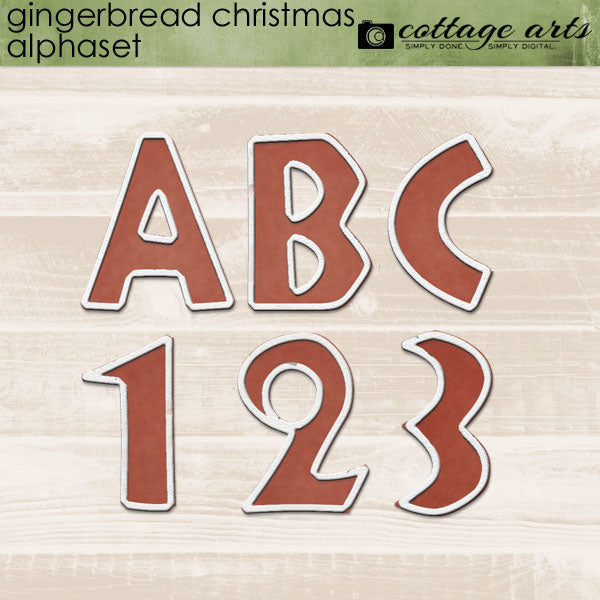 Gingerbread Christmas Page Pak