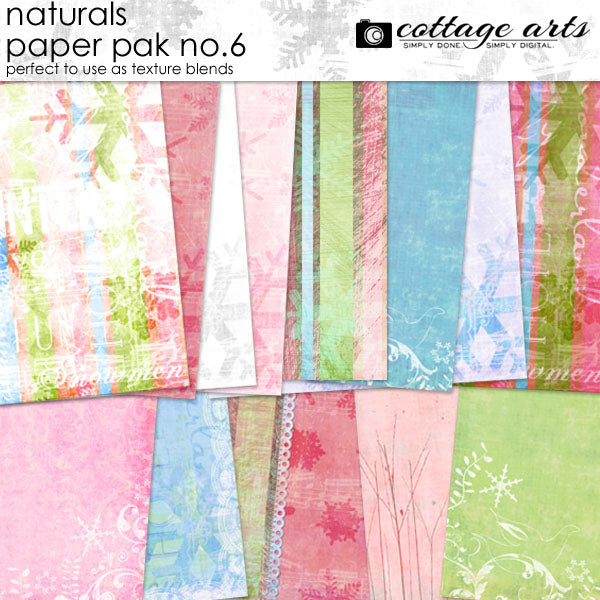 Naturals 6 Paper Pak