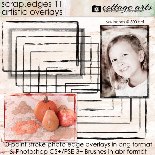 Scrap.Edges 11 - Brushes & Overlays