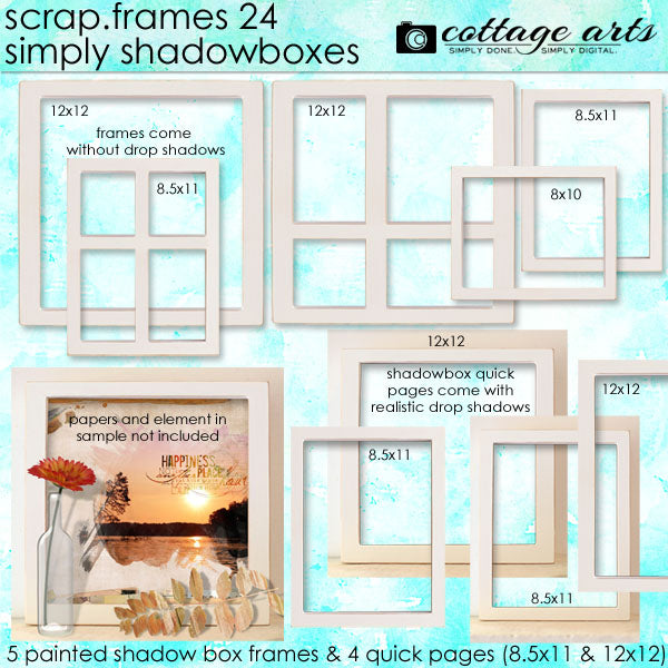 Scrap.Frames 24 - Simply Shadowboxes