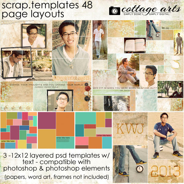 Scrap Templates 48 - Page Layouts