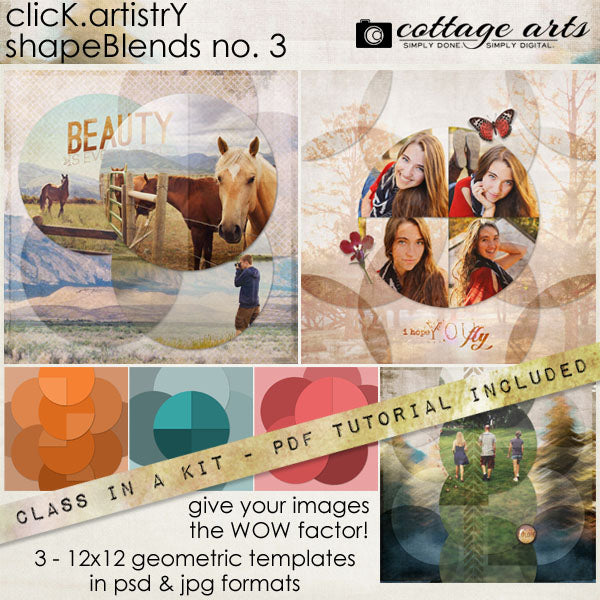 CLASS-IN-A-KIT: Click.Artistry ShapeBlends 3