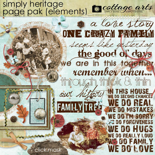 Simply Heritage Page Pak
