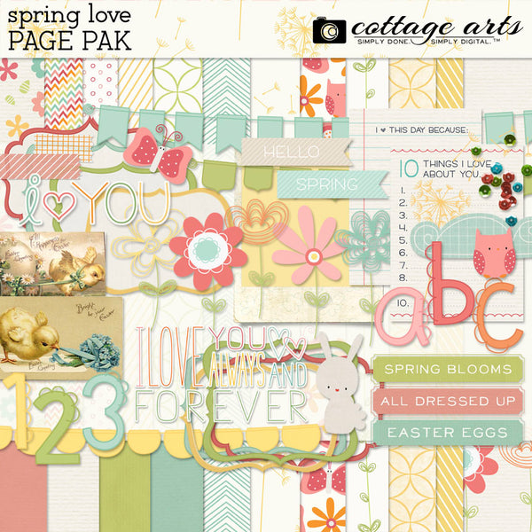 Spring Love Page Pak
