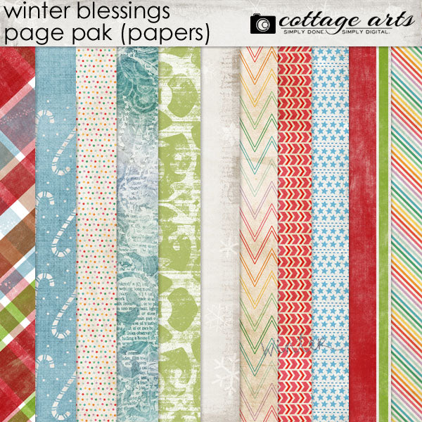 Winter Blessings Page Pak