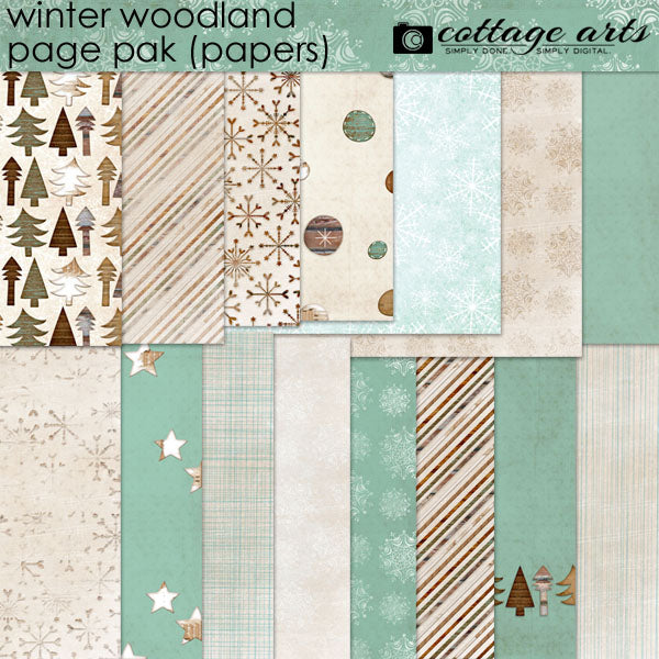 Winter Woodland Page Pak