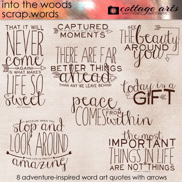 Into the Woods Scrap.Words